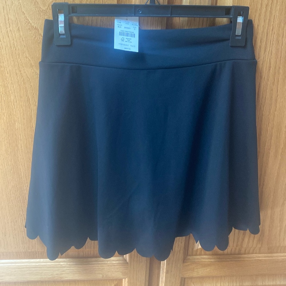 J Crew Ladies Black Skorts size Small new with tags